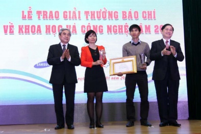 Tôn vinh 23 tác phẩm, nhóm tác phẩm báo chí về KH&CN năm 2013